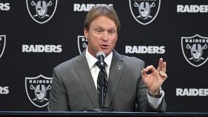Oakland Raiders head coach Jon Gruden