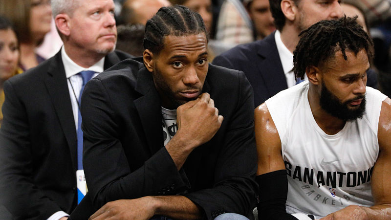 San Antonio Spurs forward Kawhi Leonard