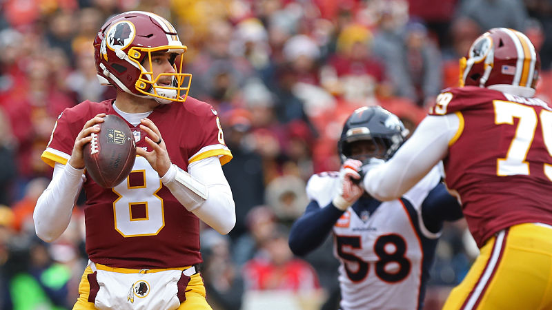 Kirk Cousins and Denver Broncos linebacker Von Miller