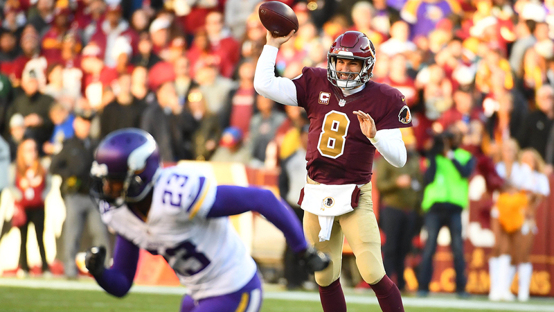 Redskins quarterback Kirk Cousins