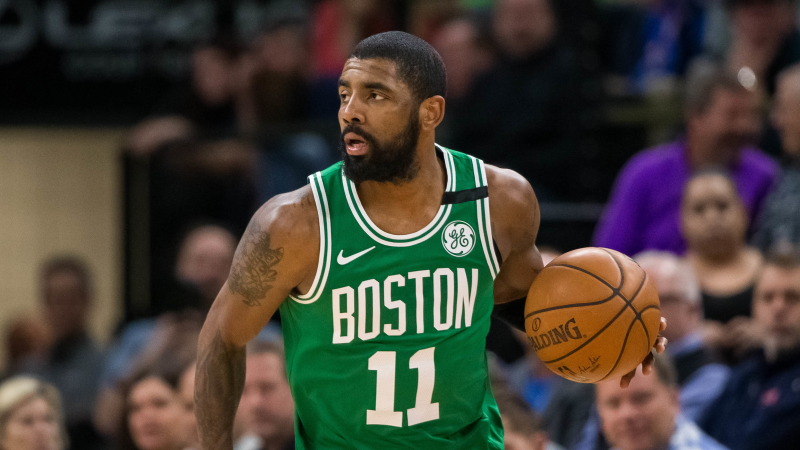 Boston Celtics point guard Kyrie Irving
