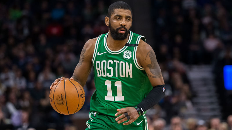 Boston Celtics point guard Kyrie Irving