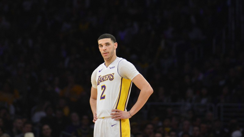 Los Angeles Lakers guard Lonzo Ball