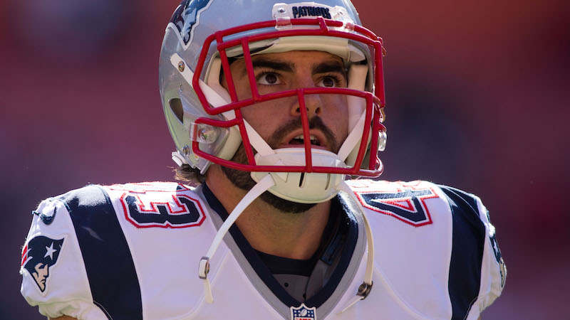 Patriots safety Nate Ebner