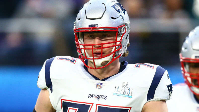 New England Patriots offensive tackle Nate Solder