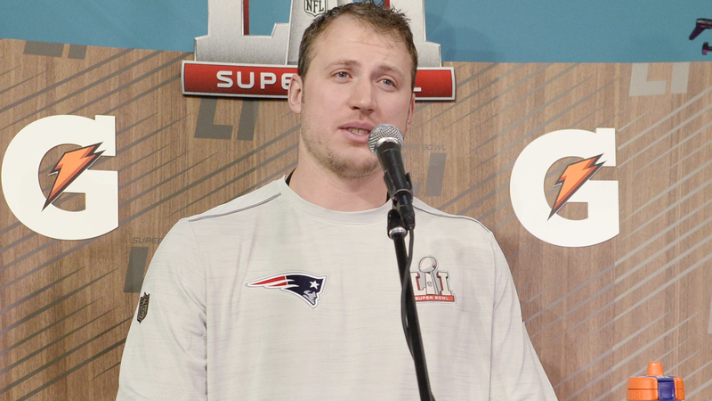 Patriots offensive lineman Nate Solder