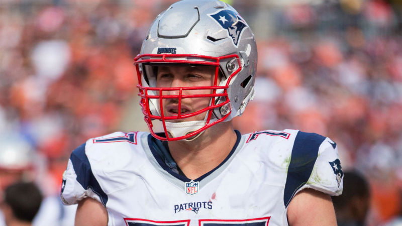 New England Patriots tackle Nate Solder