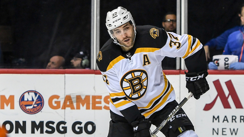 Boston Bruins center Patrice Bergeron