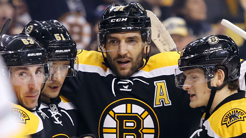 Boston Bruins center Patrice Bergeron
