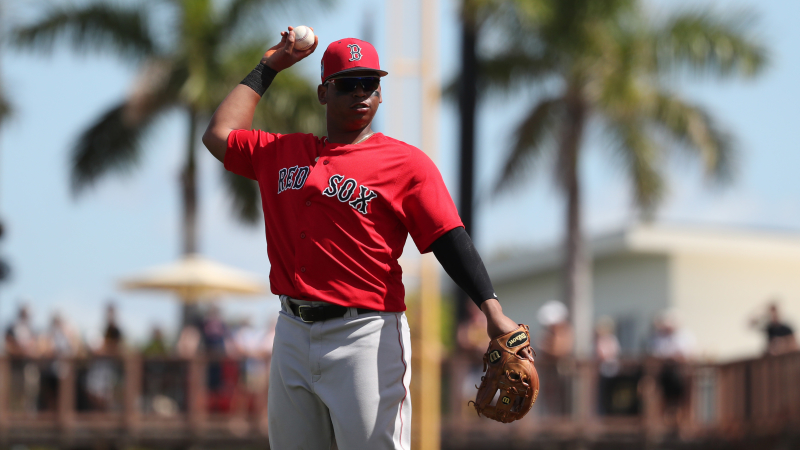Boston Red Sox third baseman Rafael Devers