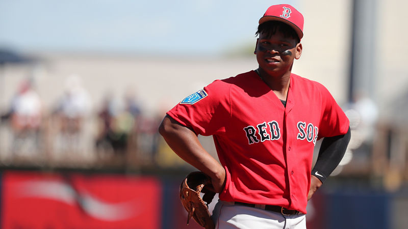 Boston Red Sox third baseman Rafael Devers