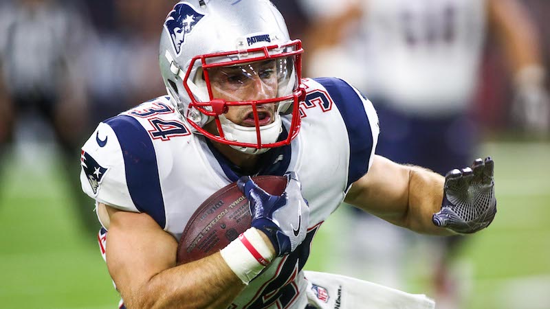 Patriots running back Rex Burkhead