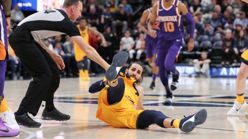 Utah Jazz guard Ricky Rubio