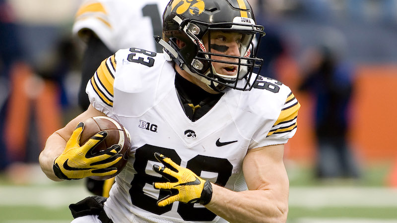 Patriots wide receiver Riley McCarron