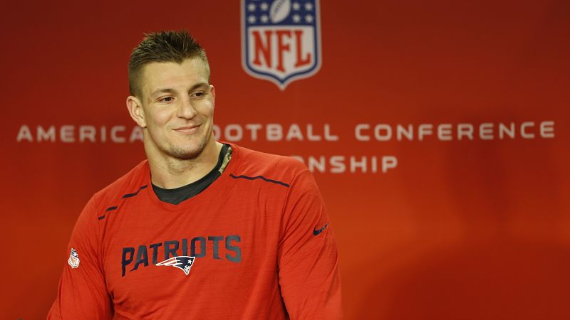 New England Patriots tight end Rob Gronkowski