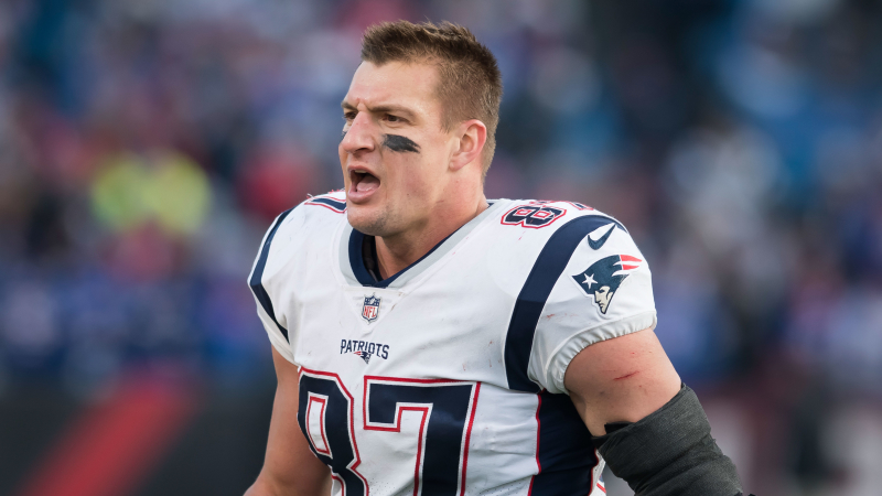 New England Patriots tight end Rob Gronkowski