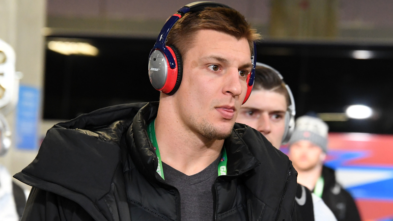 Patriots tight end Rob Gronkowski