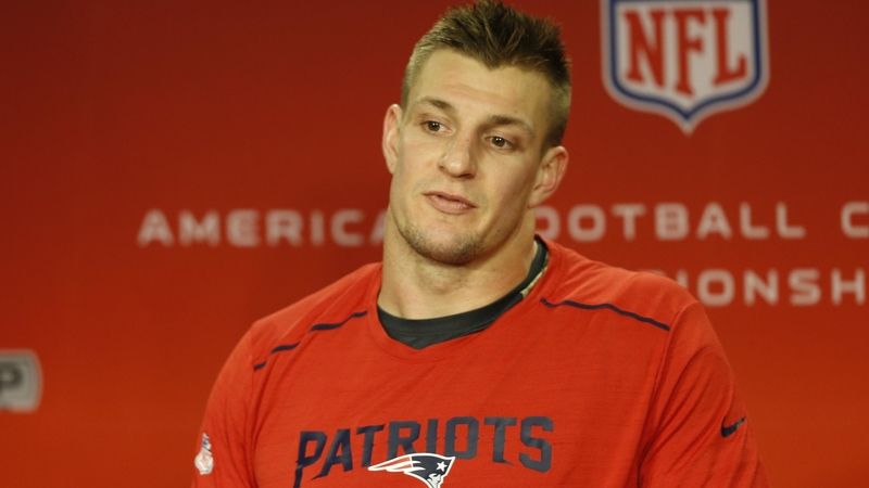 Patriots tight end Rob Gronkowski