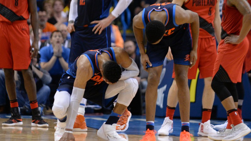 Oklahoma City Thunder guard Russell Westbrook