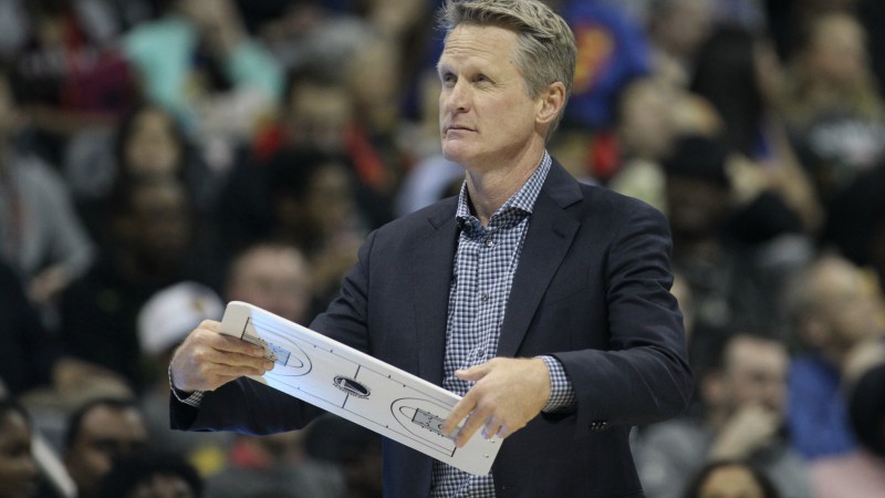 Golden State Warriors head coach Steve Kerr