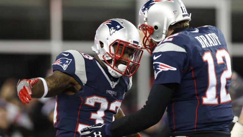 New England Patriots running back Dion Lewis