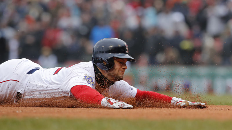 Boston Red Sox outfielder Andrew Benintendi