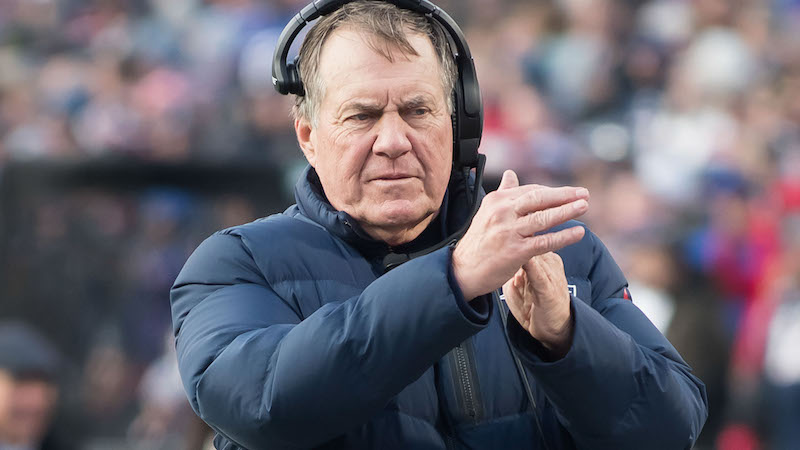 Patriots head coach Bill Belichick
