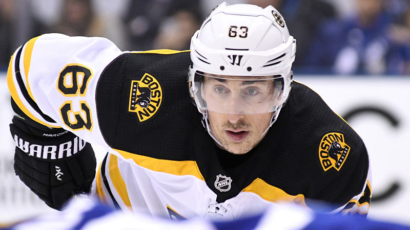 Boston Bruins winger Brad Marchand