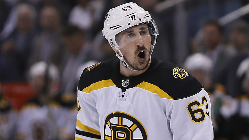 Boston Bruins winger Brad Marchand