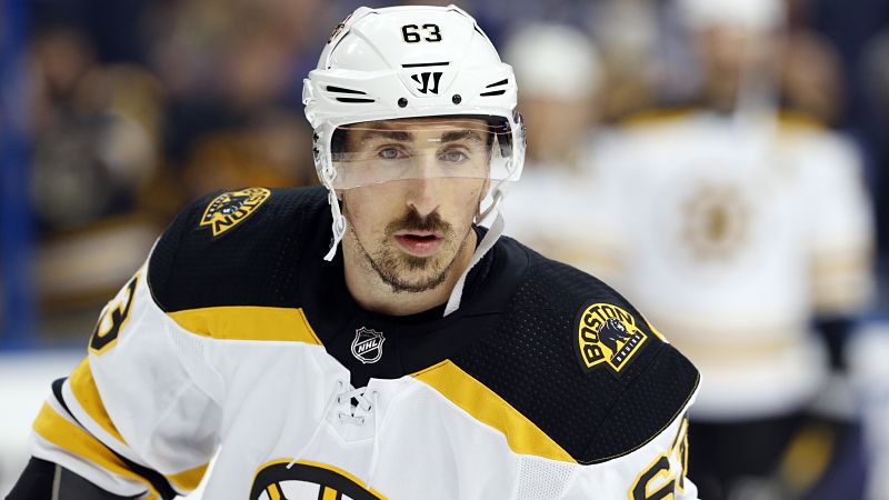 Boston Bruins winger Brad Marchand