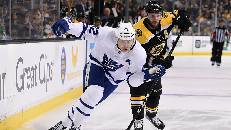 Boston Bruins and Toronto Maple Leafs