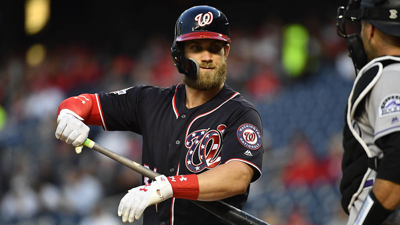 Washington Nationals outfielder Bryce Harper