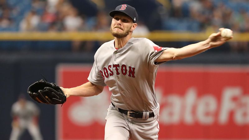 Boston Red Sox pitcher Chris Sale