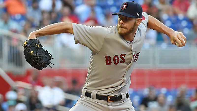 Boston Red Sox pitcher Chris Sale