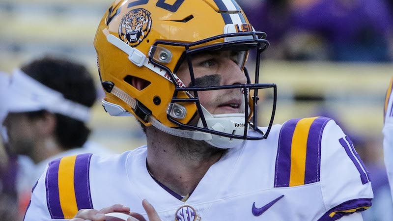 Patriots quarterback Danny Etling