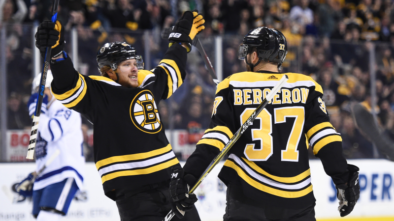 David Pastrnak, Patrice Bergeron