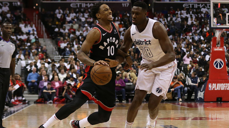 Toronto Raptors guard DeMar DeRozan