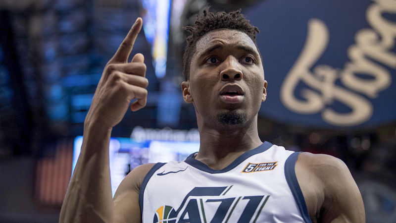 Utah Jazz guard Donovan Mitchell