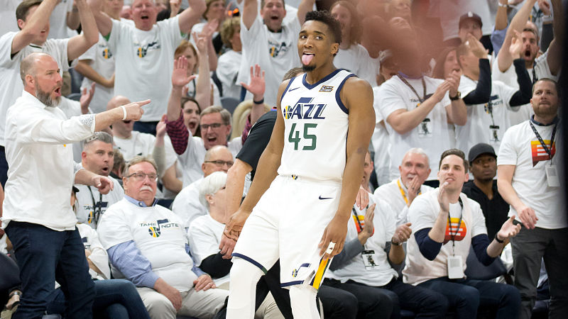Utah Jazz guard Donovan Mitchell