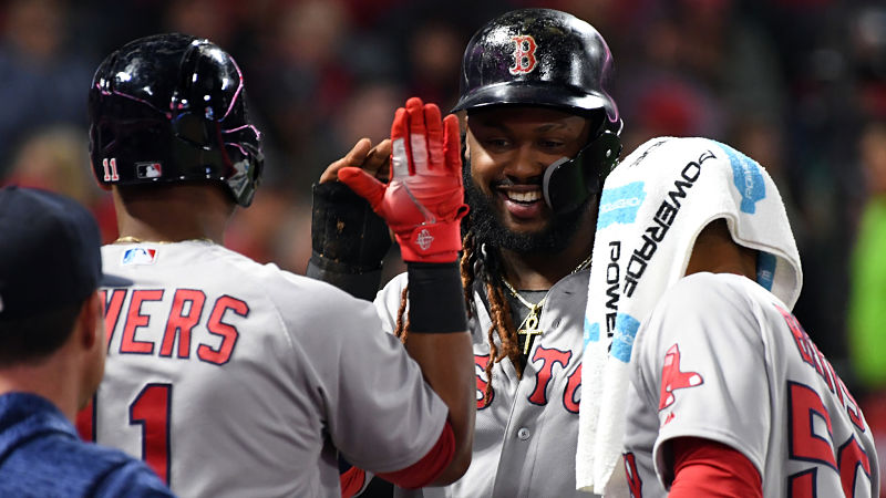 Boston Red Sox designated hitter Hanley Ramirez