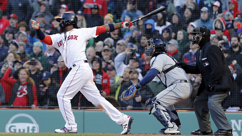 Boston Red Sox first baseman Hanley Ramirez