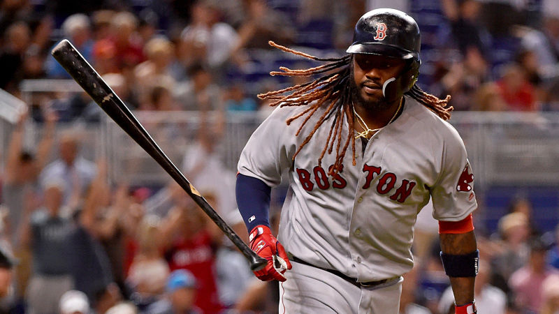 Boston Red Sox first baseman Hanley Ramirez