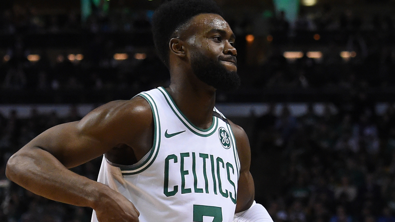 Celtics guard Jaylen Brown