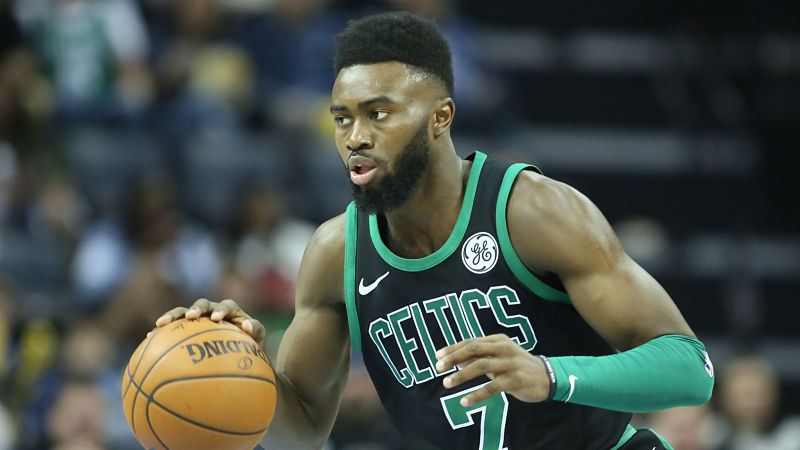 Boston Celtics forward Jaylen Brown