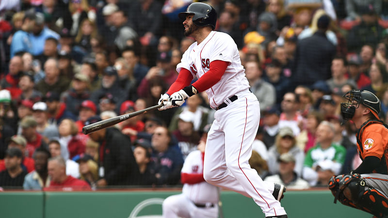 Boston Red Sox outfielder J.D. Martinez