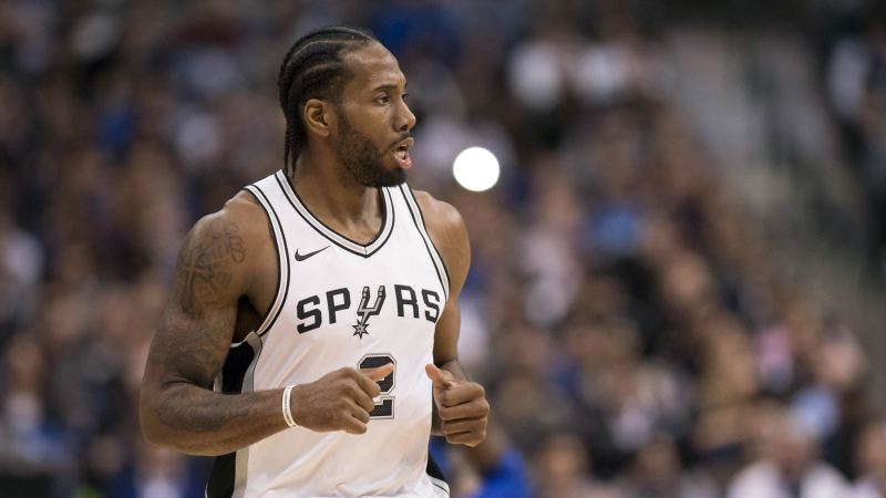San Antonio Spurs forward Kawhi Leonard