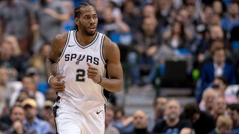San Antonio Spurs forward Kawhi Leonard
