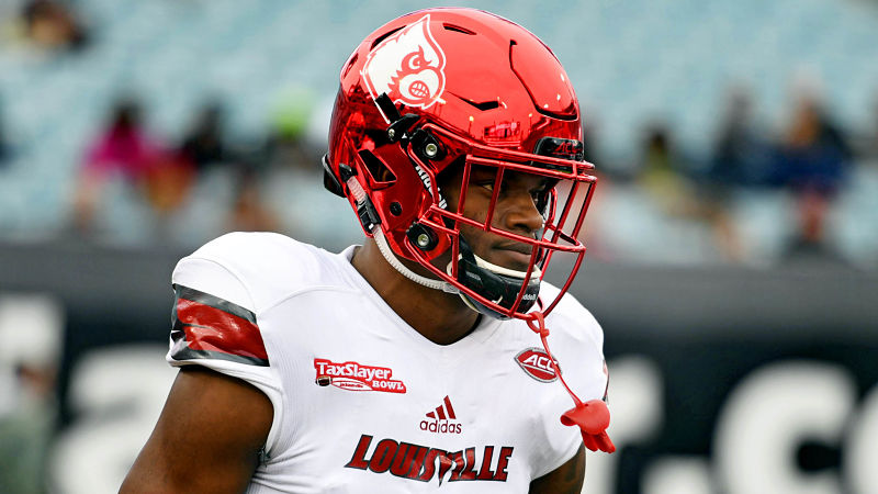 Former Louisville quarterback Lamar Jackson