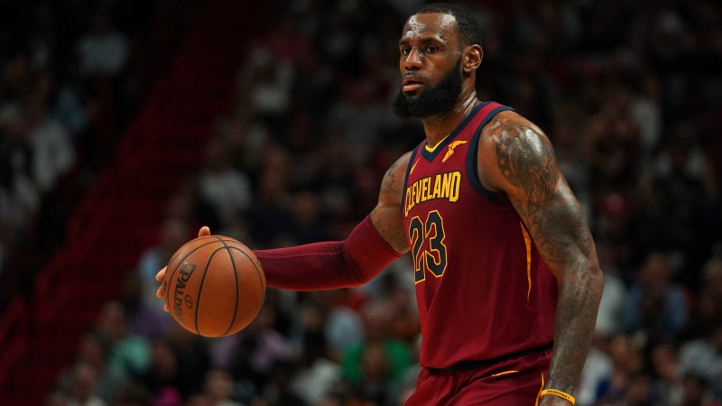 Cleveland Cavaliers forward LeBron James