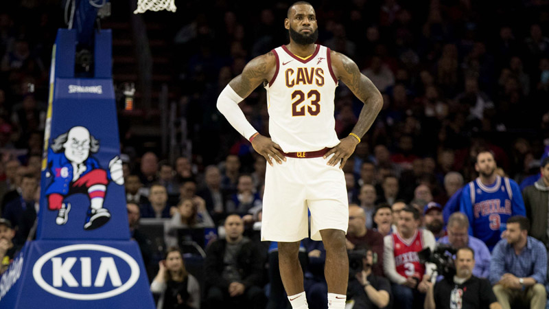 Cavs forward LeBron James